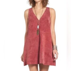 🌸Free People Mini Suede Dress🌸